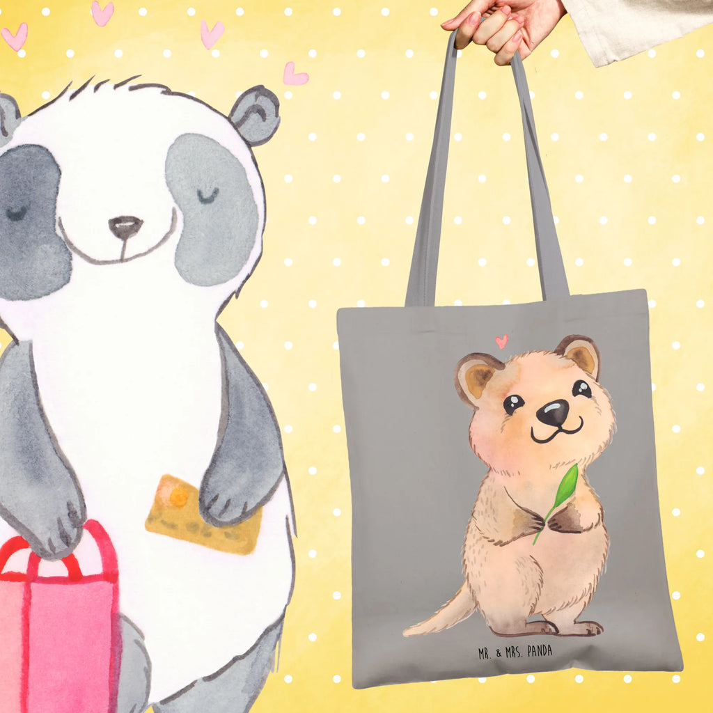 Tote bag Quokka Happy shopping bag, cotton bag, jute bag, shoulder bag, bag, pouch, shopper, Carrier bag, cloth bag, small animals, cute, funny, cute animal motives, hand drawn, small world, funny sayings, good mood, happy, gifts, gift ideas, special gifts, animal lover, card