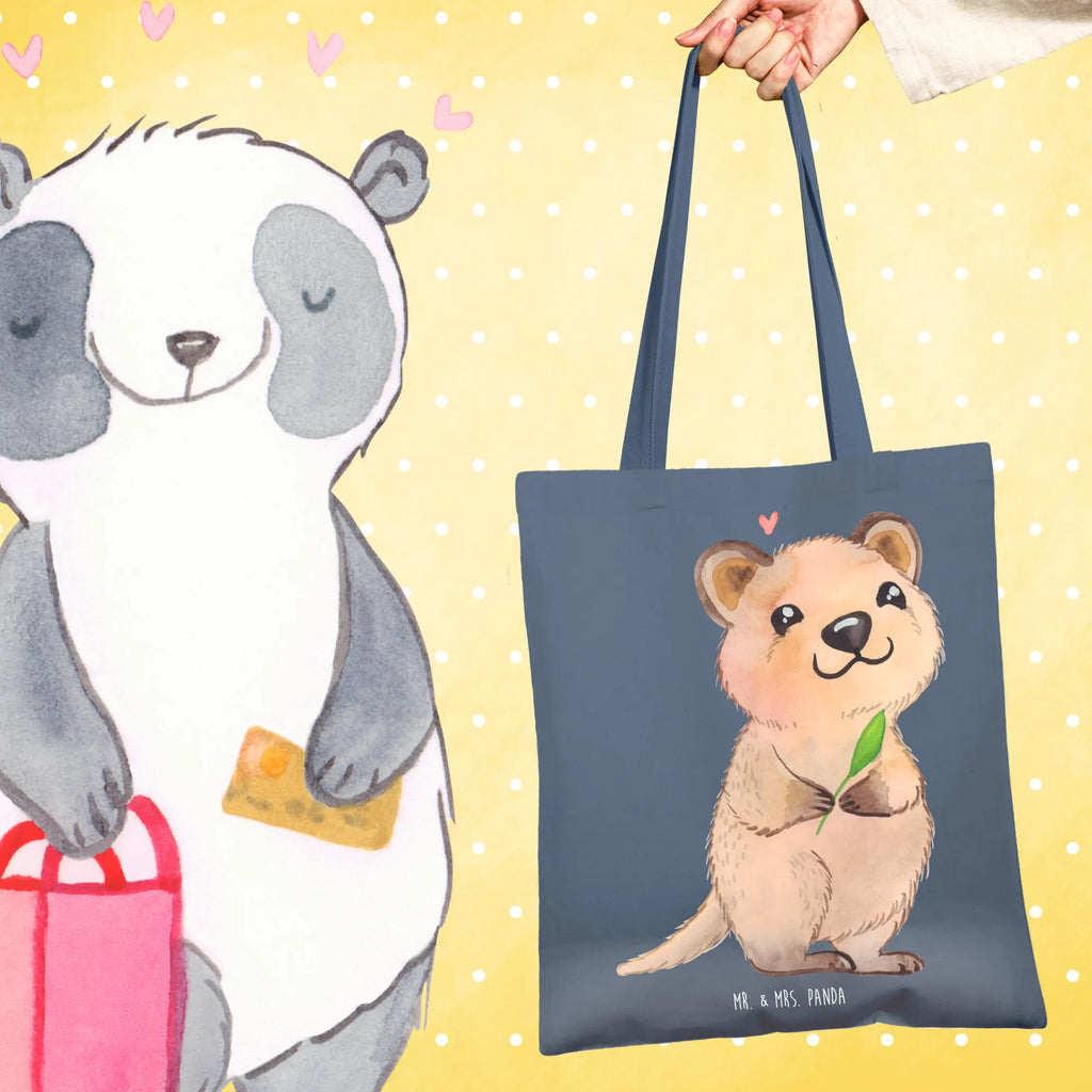 Tote bag Quokka Happy shopping bag, cotton bag, jute bag, shoulder bag, bag, pouch, shopper, Carrier bag, cloth bag, small animals, cute, funny, cute animal motives, hand drawn, small world, funny sayings, good mood, happy, gifts, gift ideas, special gifts, animal lover, card