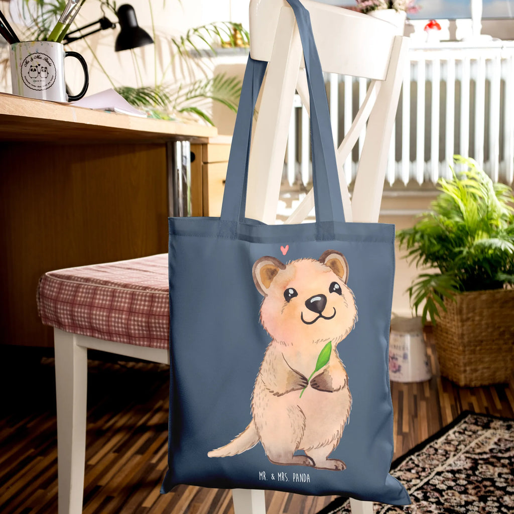 Tote bag Quokka Happy shopping bag, cotton bag, jute bag, shoulder bag, bag, pouch, shopper, Carrier bag, cloth bag, small animals, cute, funny, cute animal motives, hand drawn, small world, funny sayings, good mood, happy, gifts, gift ideas, special gifts, animal lover, card