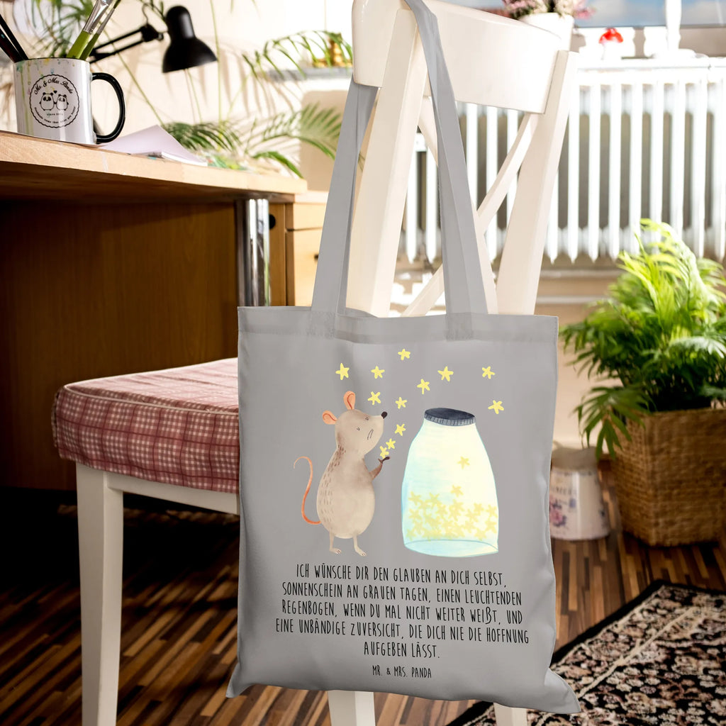 Tote bag Mouse Stars Umhängetasche, Tasche, Beuteltasche, Stoffbeutel, Jutetasche, Strandtasche, Beutel, Einkaufstüte, Shopper, Tragetasche, Laptoptasche, Jutebeutel, Stofftasche, Schultertasche, Einkaufstasche, Badetasche, Tiermotive, Gute Laune, lustige Sprüche, Tiere, Geburt, Taufgeschenk, Kind, Maus, Sterne, Taufe, erstes Kind, Kindergeburtstag, Hoffnung, Träume, Schwangerschaft, Wunsch, Geburtstag