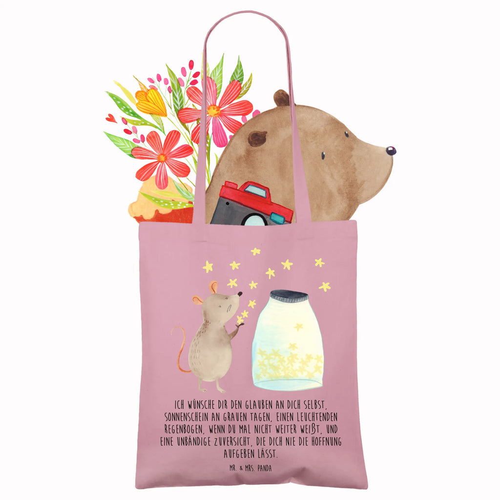 Tote bag Mouse Stars Umhängetasche, Tasche, Beuteltasche, Stoffbeutel, Jutetasche, Strandtasche, Beutel, Einkaufstüte, Shopper, Tragetasche, Laptoptasche, Jutebeutel, Stofftasche, Schultertasche, Einkaufstasche, Badetasche, Tiermotive, Gute Laune, lustige Sprüche, Tiere, Geburt, Taufgeschenk, Kind, Maus, Sterne, Taufe, erstes Kind, Kindergeburtstag, Hoffnung, Träume, Schwangerschaft, Wunsch, Geburtstag