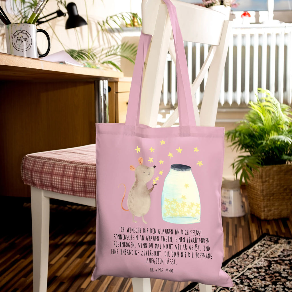 Tote bag Mouse Stars Umhängetasche, Tasche, Beuteltasche, Stoffbeutel, Jutetasche, Strandtasche, Beutel, Einkaufstüte, Shopper, Tragetasche, Laptoptasche, Jutebeutel, Stofftasche, Schultertasche, Einkaufstasche, Badetasche, Tiermotive, Gute Laune, lustige Sprüche, Tiere, Geburt, Taufgeschenk, Kind, Maus, Sterne, Taufe, erstes Kind, Kindergeburtstag, Hoffnung, Träume, Schwangerschaft, Wunsch, Geburtstag