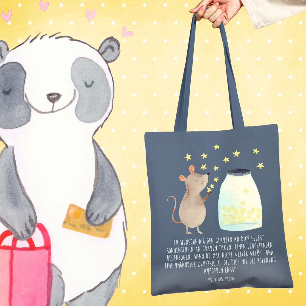 Tote bag Mouse Stars Umhängetasche, Tasche, Beuteltasche, Stoffbeutel, Jutetasche, Strandtasche, Beutel, Einkaufstüte, Shopper, Tragetasche, Laptoptasche, Jutebeutel, Stofftasche, Schultertasche, Einkaufstasche, Badetasche, Tiermotive, Gute Laune, lustige Sprüche, Tiere, Geburt, Taufgeschenk, Kind, Maus, Sterne, Taufe, erstes Kind, Kindergeburtstag, Hoffnung, Träume, Schwangerschaft, Wunsch, Geburtstag