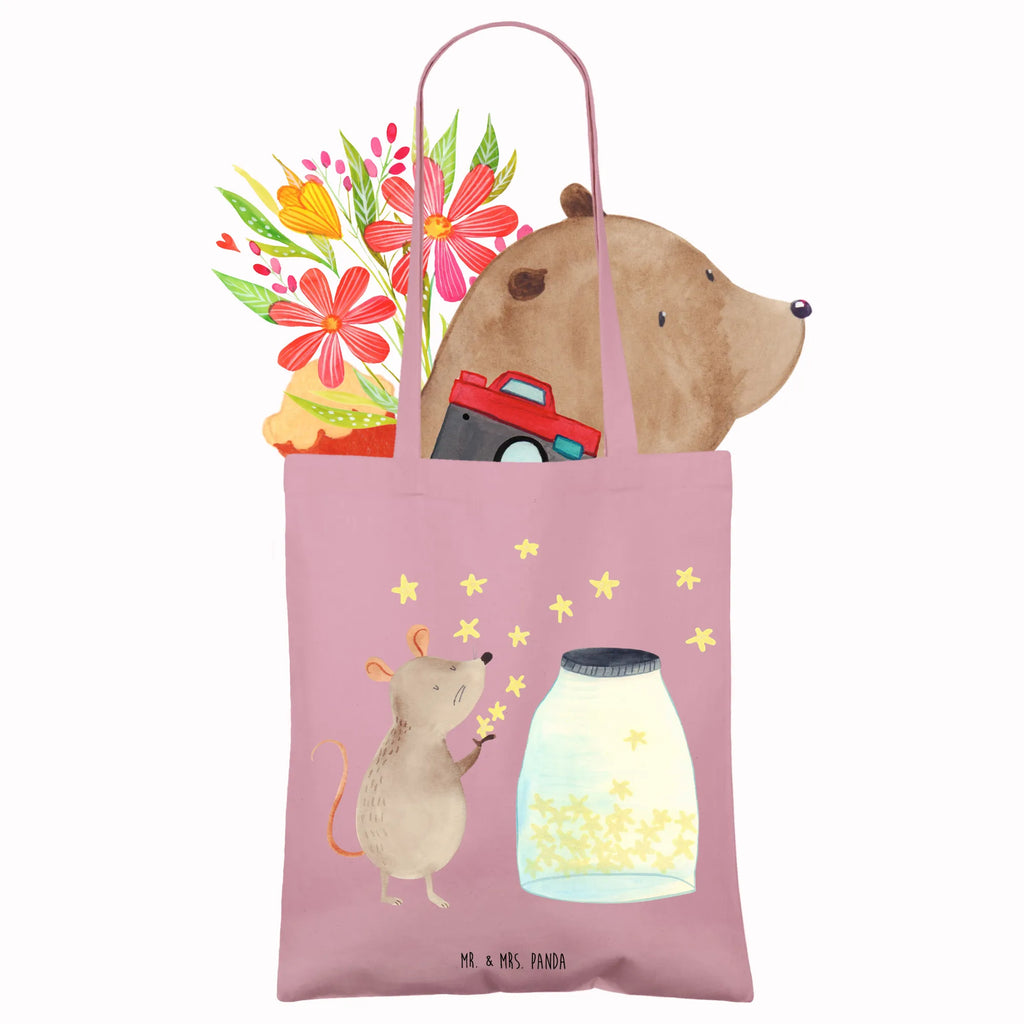Tote bag Mouse Stars Umhängetasche, Tasche, Beuteltasche, Stoffbeutel, Jutetasche, Strandtasche, Beutel, Einkaufstüte, Shopper, Tragetasche, Laptoptasche, Jutebeutel, Stofftasche, Schultertasche, Einkaufstasche, Badetasche, Tiermotive, Gute Laune, lustige Sprüche, Tiere, Geburt, Taufgeschenk, Kind, Maus, Sterne, Taufe, erstes Kind, Kindergeburtstag, Hoffnung, Träume, Schwangerschaft, Wunsch, Geburtstag
