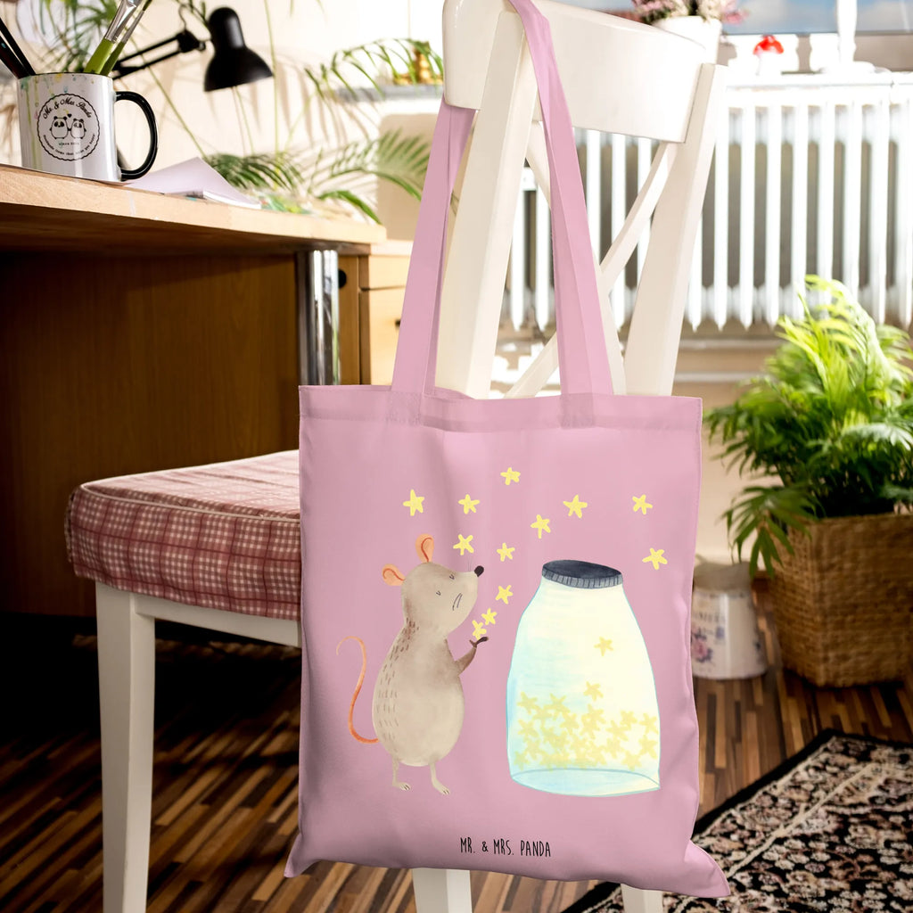 Tote bag Mouse Stars Umhängetasche, Tasche, Beuteltasche, Stoffbeutel, Jutetasche, Strandtasche, Beutel, Einkaufstüte, Shopper, Tragetasche, Laptoptasche, Jutebeutel, Stofftasche, Schultertasche, Einkaufstasche, Badetasche, Tiermotive, Gute Laune, lustige Sprüche, Tiere, Geburt, Taufgeschenk, Kind, Maus, Sterne, Taufe, erstes Kind, Kindergeburtstag, Hoffnung, Träume, Schwangerschaft, Wunsch, Geburtstag