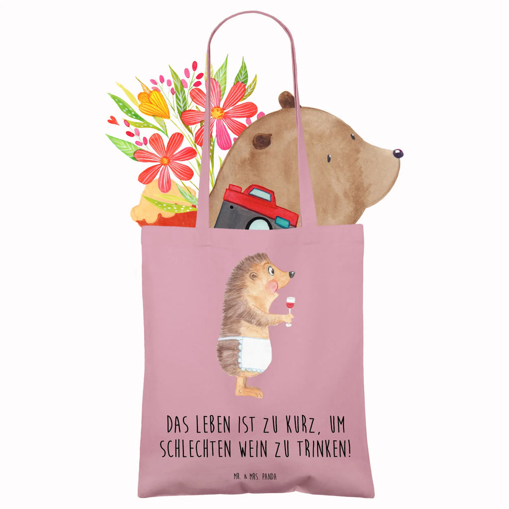 Tote bag Hedgehog wine Beuteltasche, Einkaufstüte, Umhängetasche, Strandtasche, Tragetasche, Laptoptasche, Badetasche, Stoffbeutel, Jutebeutel, Stofftasche, Shopper, Jutetasche, Tasche, Schultertasche, Einkaufstasche, Beutel, Tiermotive, Gute Laune, lustige Sprüche, Tiere, Rotwein, Wein trinken, Weißwein, Weinglas, Geschenk Weinliebhaber, Geschenk Weintrinker, Wein Deko, Igel, Wein Spruch