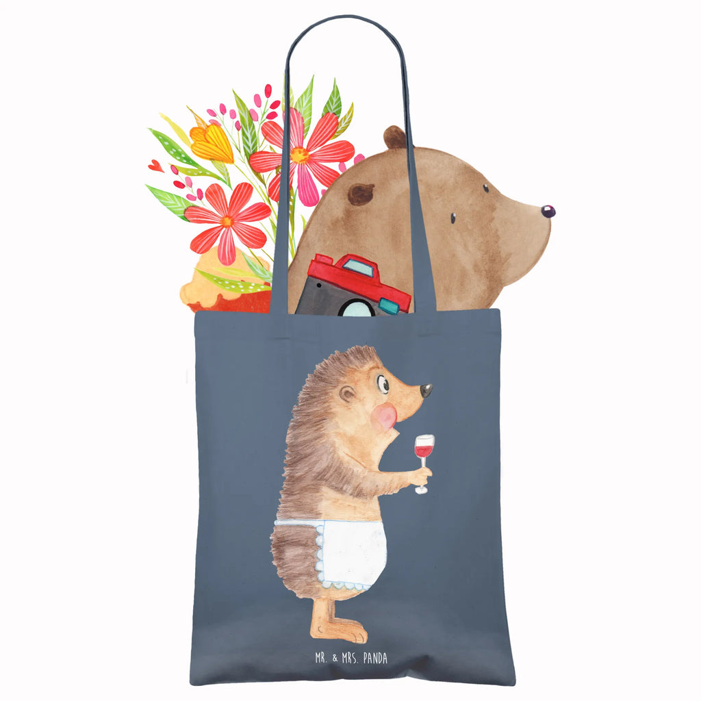 Tote bag Hedgehog wine Beuteltasche, Einkaufstüte, Umhängetasche, Strandtasche, Tragetasche, Laptoptasche, Badetasche, Stoffbeutel, Jutebeutel, Stofftasche, Shopper, Jutetasche, Tasche, Schultertasche, Einkaufstasche, Beutel, Tiermotive, Gute Laune, lustige Sprüche, Tiere, Rotwein, Wein trinken, Weißwein, Weinglas, Geschenk Weinliebhaber, Geschenk Weintrinker, Wein Deko, Igel, Wein Spruch