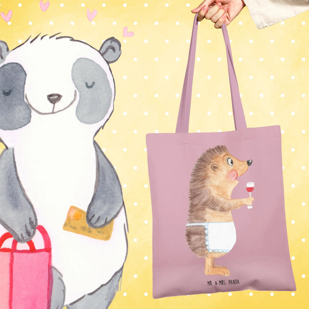 Tote bag Hedgehog wine Beuteltasche, Einkaufstüte, Umhängetasche, Strandtasche, Tragetasche, Laptoptasche, Badetasche, Stoffbeutel, Jutebeutel, Stofftasche, Shopper, Jutetasche, Tasche, Schultertasche, Einkaufstasche, Beutel, Tiermotive, Gute Laune, lustige Sprüche, Tiere, Rotwein, Wein trinken, Weißwein, Weinglas, Geschenk Weinliebhaber, Geschenk Weintrinker, Wein Deko, Igel, Wein Spruch