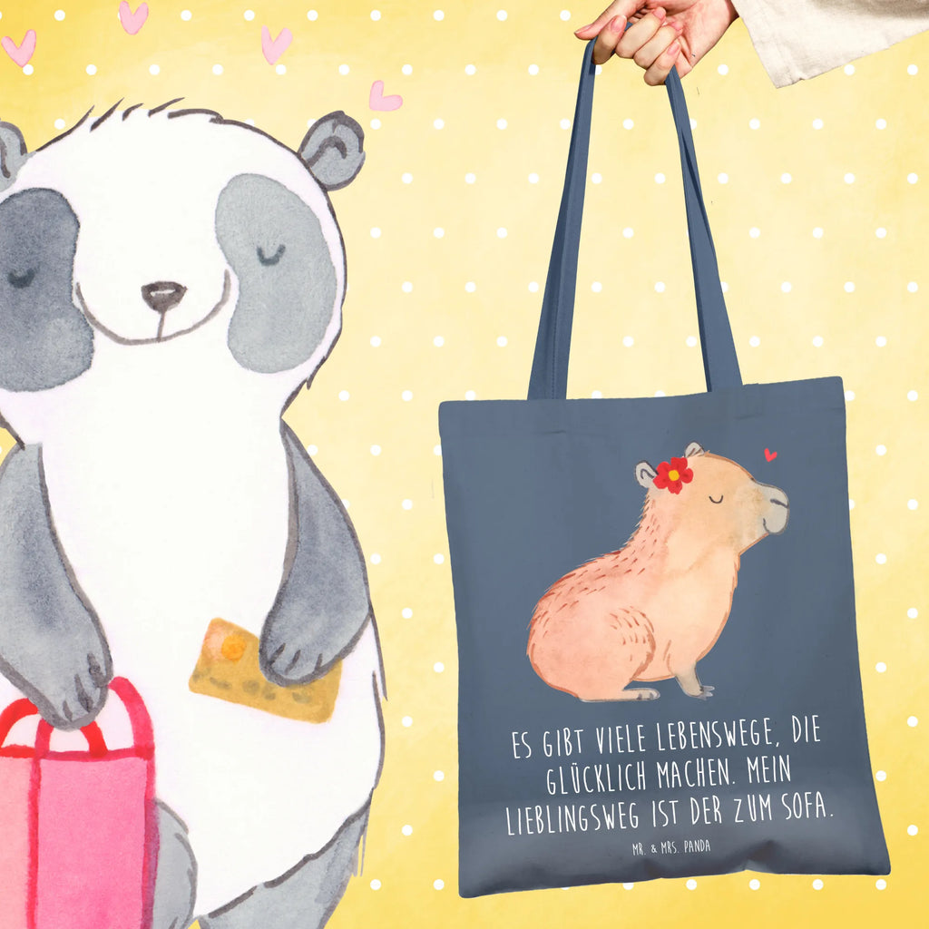 Tote bag Capybara flower shopper, shoulder bag, cotton bag, shopping bag, jute bag, pouch, cloth bag, Carrier bag, bag, small animals, cute, funny, cute animal motives, hand drawn, small world, funny sayings, good mood, happy, gifts, gift ideas, special gifts, animal lover, card