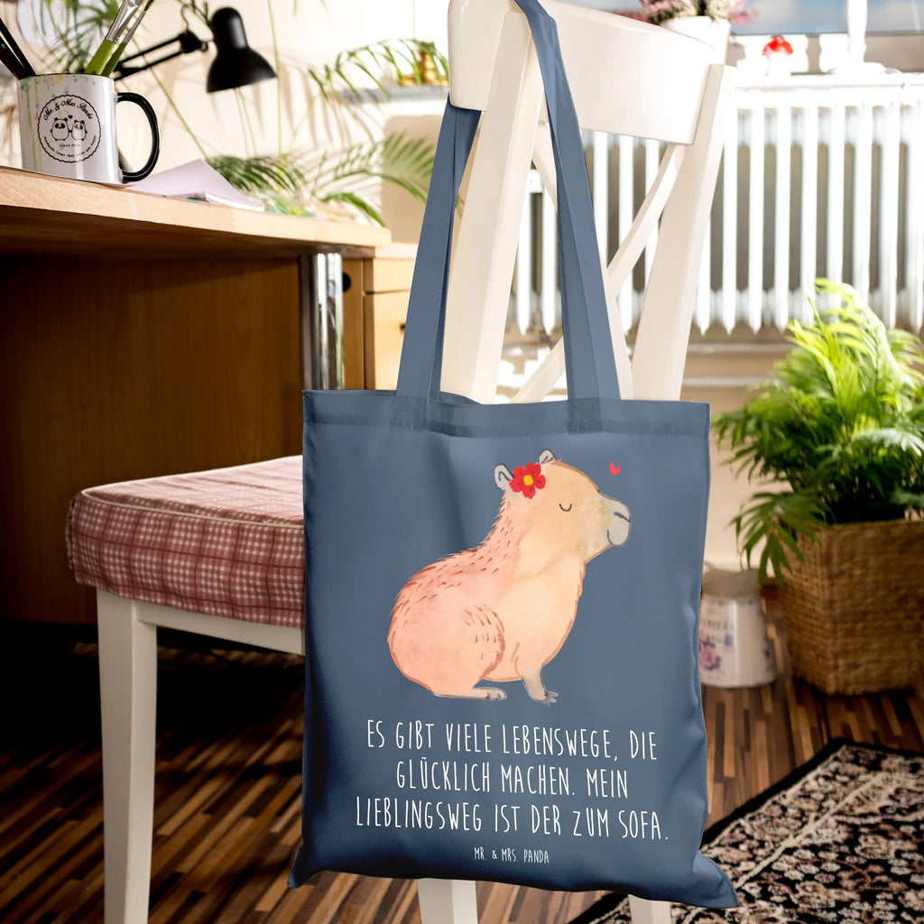 Tote bag Capybara flower shopper, shoulder bag, cotton bag, shopping bag, jute bag, pouch, cloth bag, Carrier bag, bag, small animals, cute, funny, cute animal motives, hand drawn, small world, funny sayings, good mood, happy, gifts, gift ideas, special gifts, animal lover, card