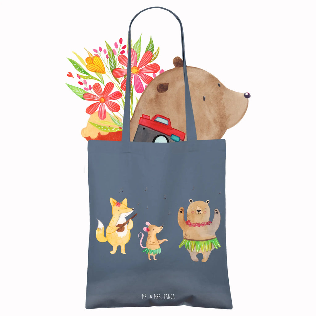 Tote bag forest animals Aloha Einkaufstasche, Stoffbeutel, Jutetasche, Tasche, Umhängetasche, Einkaufstüte, Strandtasche, Schultertasche, Beuteltasche, Badetasche, Beutel, Laptoptasche, Shopper, Tragetasche, Stofftasche, Jutebeutel, Tiermotive, Gute Laune, lustige Sprüche, Tiere, Tanzen, Hase, Bär, Musik, Wald, Lachen, Aloha, Leben, Igel, Waldtiere