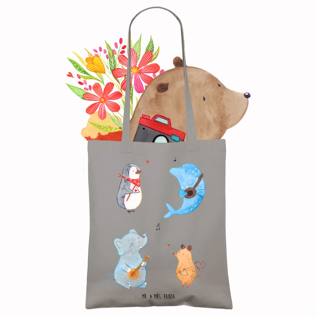 Tote bag Big tape Beuteltasche, Tragetasche, Stofftasche, Beutel, Shopper, Jutetasche, Einkaufstüte, Schultertasche, Tasche, Umhängetasche, Stoffbeutel, Laptoptasche, Einkaufstasche, Strandtasche, Jutebeutel, Badetasche, Tiermotive, Gute Laune, lustige Sprüche, Tiere, Hund, Elefant, Gitarre, Musik, Musikanten, Band, Pinguin, Delfin, Maus, Triangel