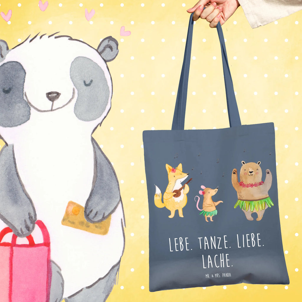 Tote bag forest animals Aloha Einkaufstasche, Stoffbeutel, Jutetasche, Tasche, Umhängetasche, Einkaufstüte, Strandtasche, Schultertasche, Beuteltasche, Badetasche, Beutel, Laptoptasche, Shopper, Tragetasche, Stofftasche, Jutebeutel, Tiermotive, Gute Laune, lustige Sprüche, Tiere, Tanzen, Hase, Bär, Musik, Wald, Lachen, Aloha, Leben, Igel, Waldtiere