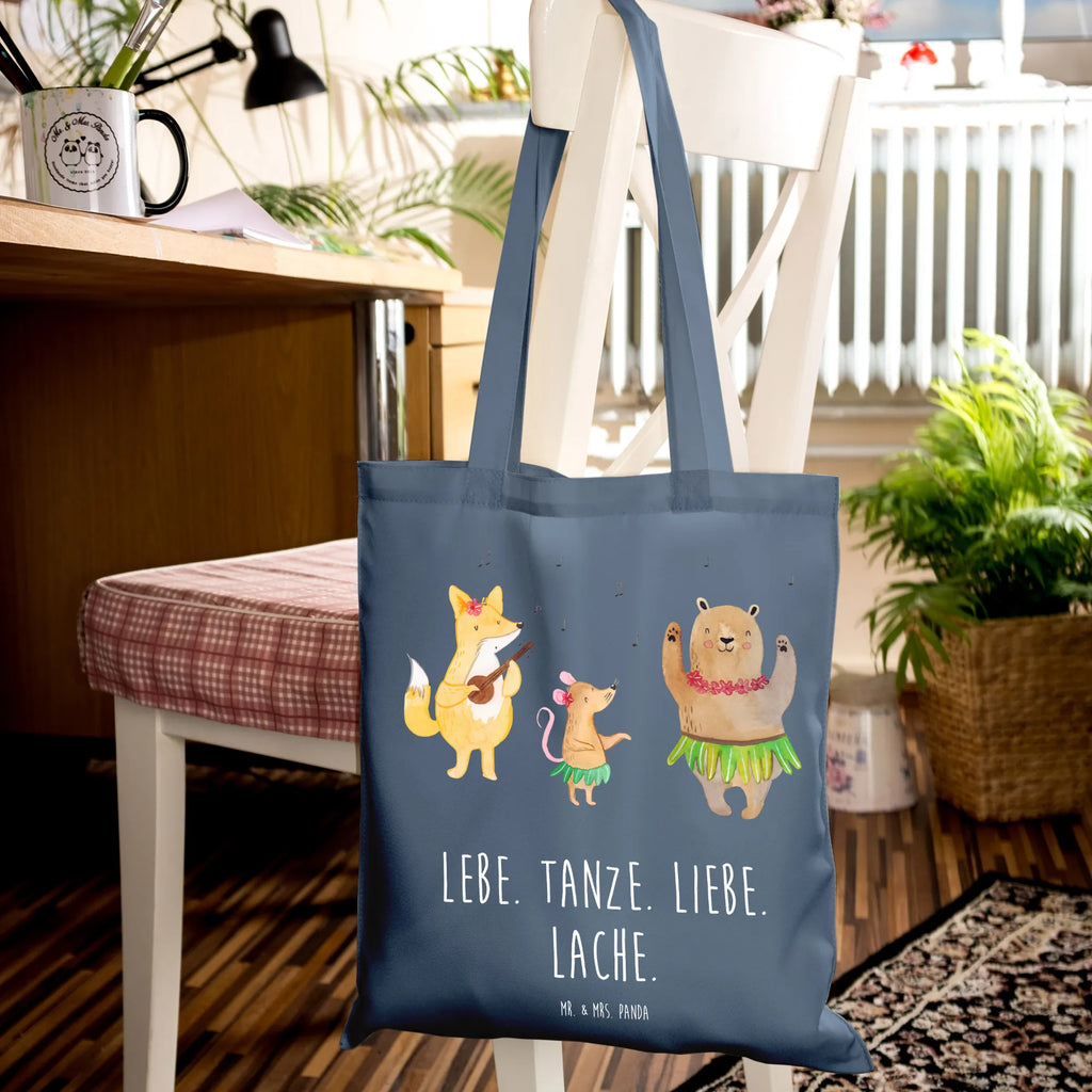 Tote bag forest animals Aloha Einkaufstasche, Stoffbeutel, Jutetasche, Tasche, Umhängetasche, Einkaufstüte, Strandtasche, Schultertasche, Beuteltasche, Badetasche, Beutel, Laptoptasche, Shopper, Tragetasche, Stofftasche, Jutebeutel, Tiermotive, Gute Laune, lustige Sprüche, Tiere, Tanzen, Hase, Bär, Musik, Wald, Lachen, Aloha, Leben, Igel, Waldtiere