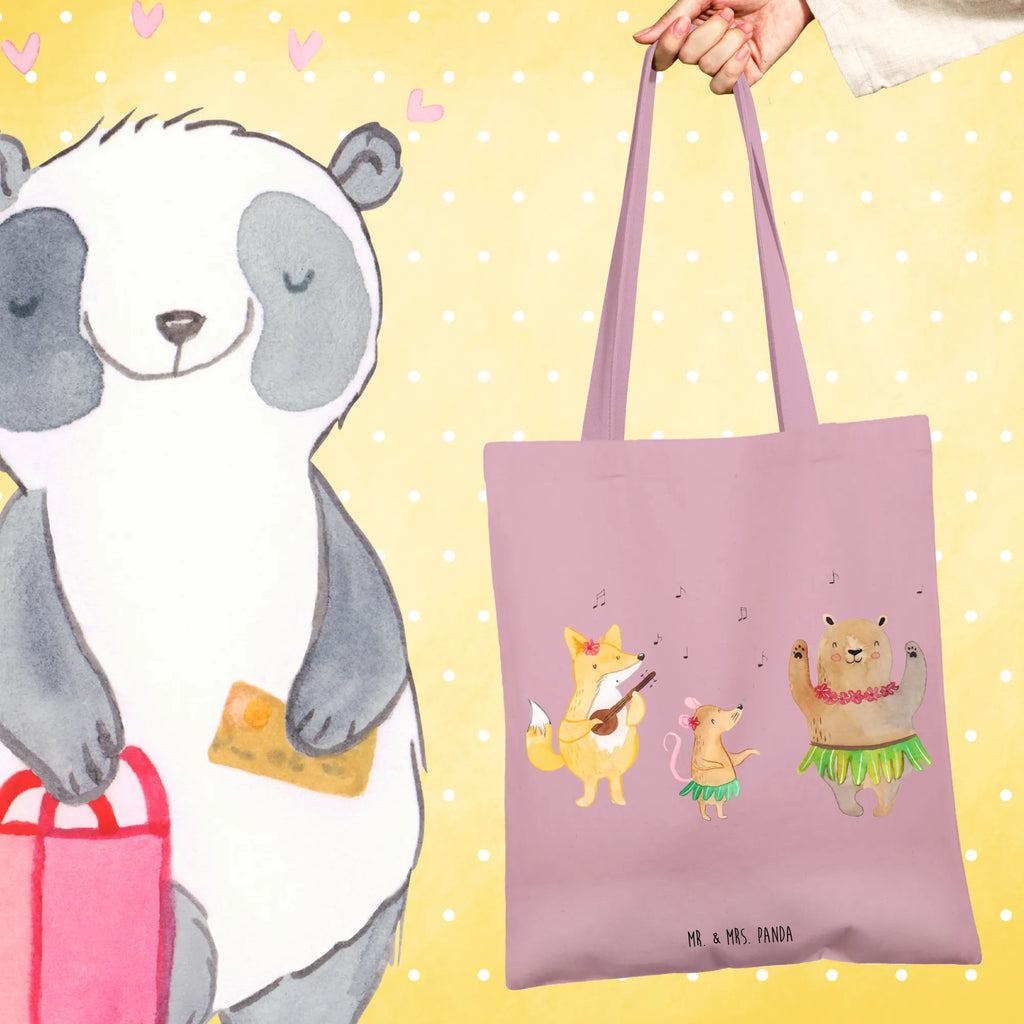 Tote bag forest animals Aloha Einkaufstasche, Stoffbeutel, Jutetasche, Tasche, Umhängetasche, Einkaufstüte, Strandtasche, Schultertasche, Beuteltasche, Badetasche, Beutel, Laptoptasche, Shopper, Tragetasche, Stofftasche, Jutebeutel, Tiermotive, Gute Laune, lustige Sprüche, Tiere, Tanzen, Hase, Bär, Musik, Wald, Lachen, Aloha, Leben, Igel, Waldtiere