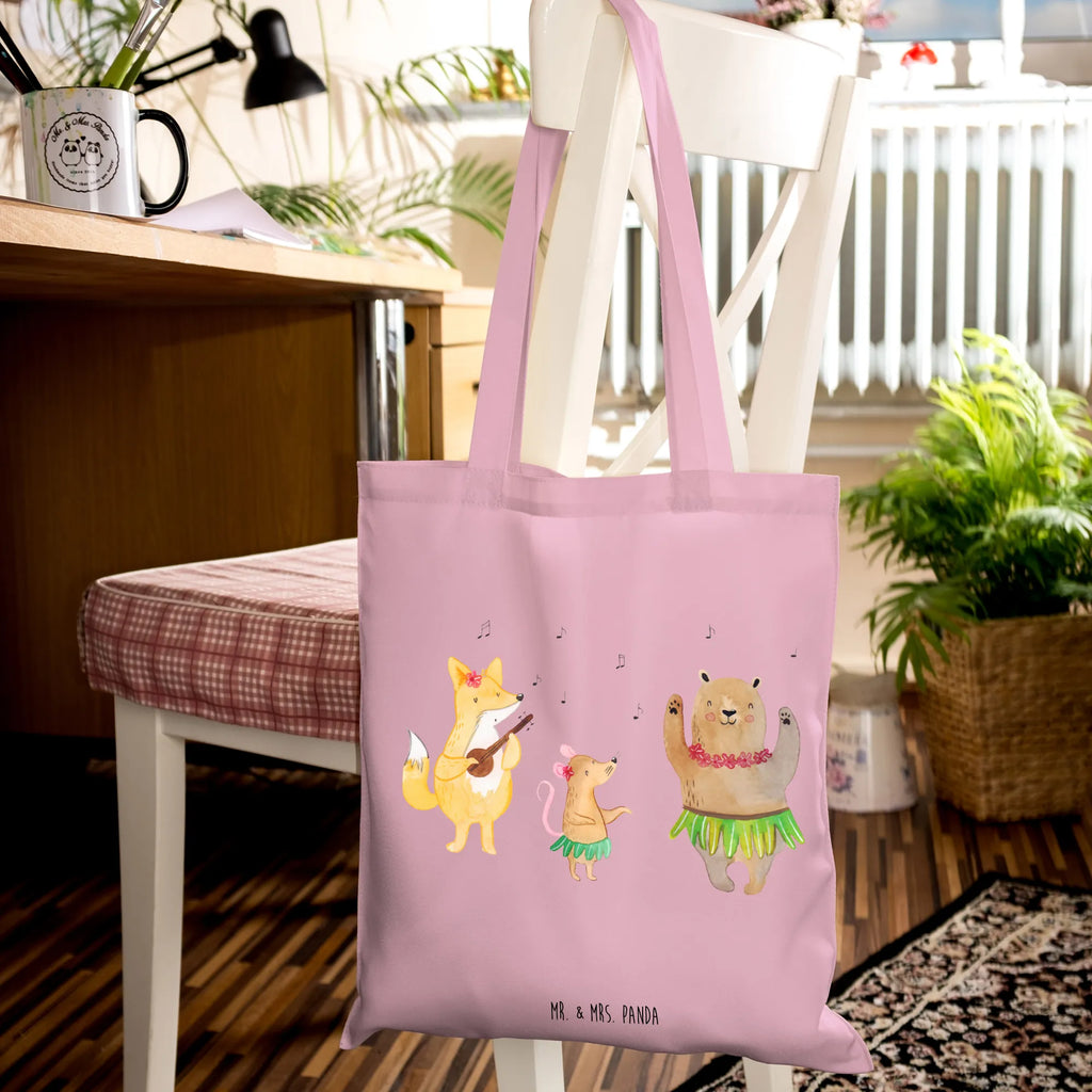 Tote bag forest animals Aloha Einkaufstasche, Stoffbeutel, Jutetasche, Tasche, Umhängetasche, Einkaufstüte, Strandtasche, Schultertasche, Beuteltasche, Badetasche, Beutel, Laptoptasche, Shopper, Tragetasche, Stofftasche, Jutebeutel, Tiermotive, Gute Laune, lustige Sprüche, Tiere, Tanzen, Hase, Bär, Musik, Wald, Lachen, Aloha, Leben, Igel, Waldtiere