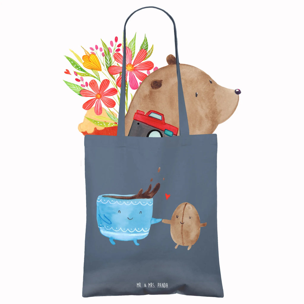 Tote bag Coffee Bean pouch, shoulder bag, cotton bag, cloth bag, shopper, bag, shopping bag, jute bag, Carrier bag, small animals, cute, funny, cute animal motives, hand drawn, small world, funny sayings, good mood, happy, gifts, gift ideas, special gifts, animal lover, card, coffee bean, happiness, pleasure, satisfaction, Coffee