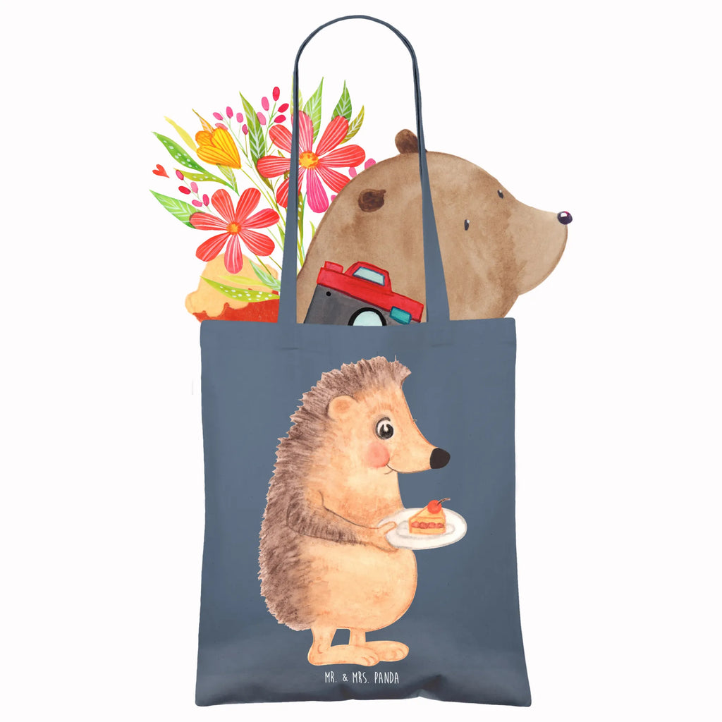 Tragetasche Igel Kuchenstück Laptoptasche, Shopper, Beutel, Jutetasche, Umhängetasche, Badetasche, Einkaufstüte, Schultertasche, Jutebeutel, Tasche, Stoffbeutel, Strandtasche, Stofftasche, Beuteltasche, Tragetasche, Einkaufstasche, Tiermotive, Gute Laune, lustige Sprüche, Tiere, Geburtstagskuchen, Backen Geschenk, Torte, Kuchen, Kuchen backen, Igel, Einladung Party, Essen Spruch