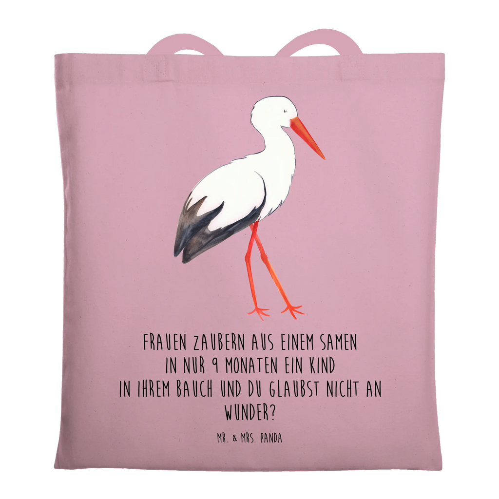 Tote bag Stork Stoffbeutel, Tasche, Laptoptasche, Badetasche, Jutetasche, Stofftasche, Beutel, Jutebeutel, Schultertasche, Beuteltasche, Strandtasche, Tragetasche, Einkaufstasche, Umhängetasche, Shopper, Einkaufstüte, Tiermotive, Gute Laune, lustige Sprüche, Tiere, Mutter werden, Schwangerschaft, Schwanger, Storch, Baby, Mütter, Störche, Mutter, Geburt, Babybauch