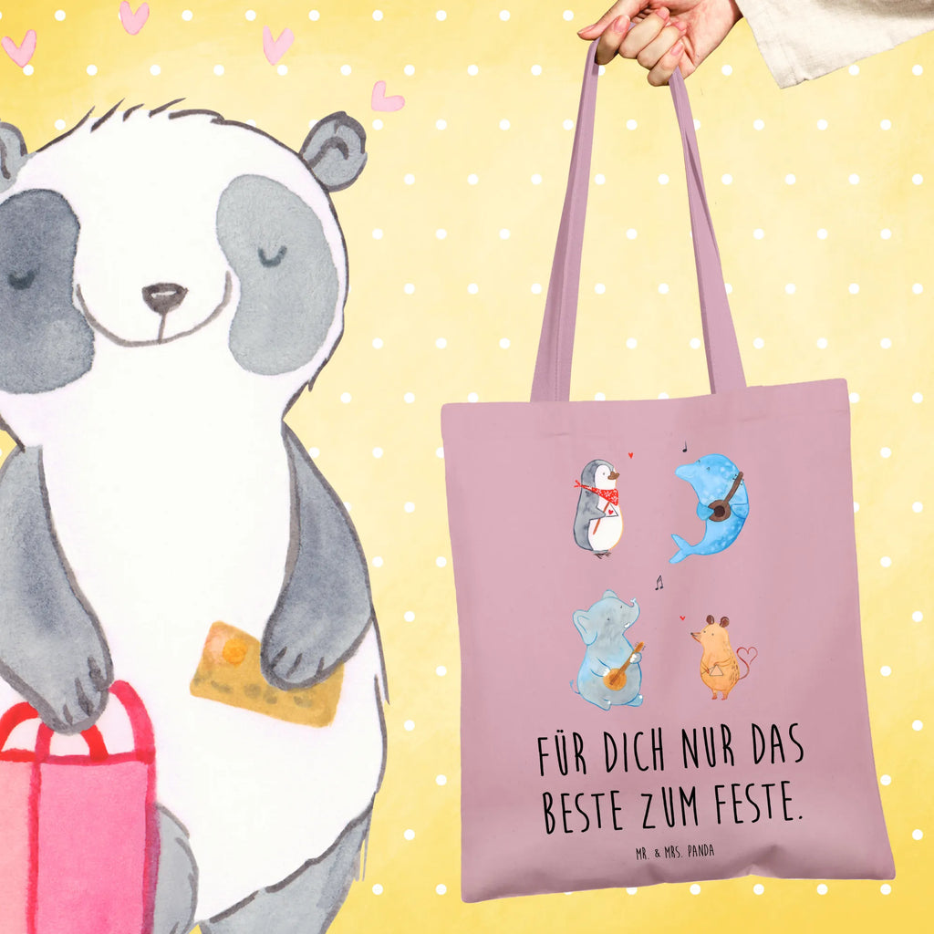 Tote bag Big tape Beuteltasche, Tragetasche, Stofftasche, Beutel, Shopper, Jutetasche, Einkaufstüte, Schultertasche, Tasche, Umhängetasche, Stoffbeutel, Laptoptasche, Einkaufstasche, Strandtasche, Jutebeutel, Badetasche, Tiermotive, Gute Laune, lustige Sprüche, Tiere, Hund, Elefant, Gitarre, Musik, Musikanten, Band, Pinguin, Delfin, Maus, Triangel