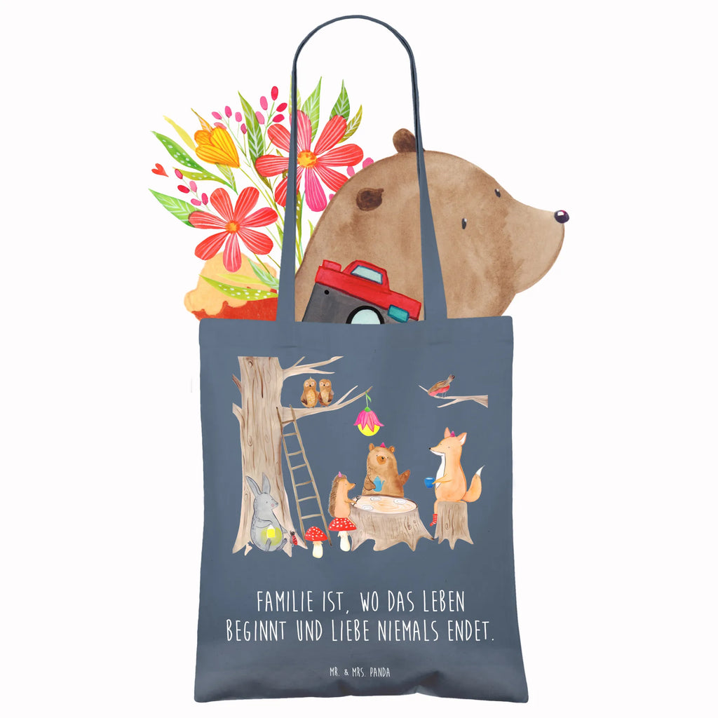 Torba zwierzęta leśne piknik Badetasche, Jutetasche, Tasche, Stofftasche, Tragetasche, Schultertasche, Beuteltasche, Strandtasche, Umhängetasche, Stoffbeutel, Jutebeutel, Shopper, Laptoptasche, Einkaufstasche, Einkaufstüte, Beutel, Tiermotive, Gute Laune, lustige Sprüche, Tiere, Picknick, Fuchs, Hase, Wald, Igel, Eichhörnchen, Maus, Waldtiere