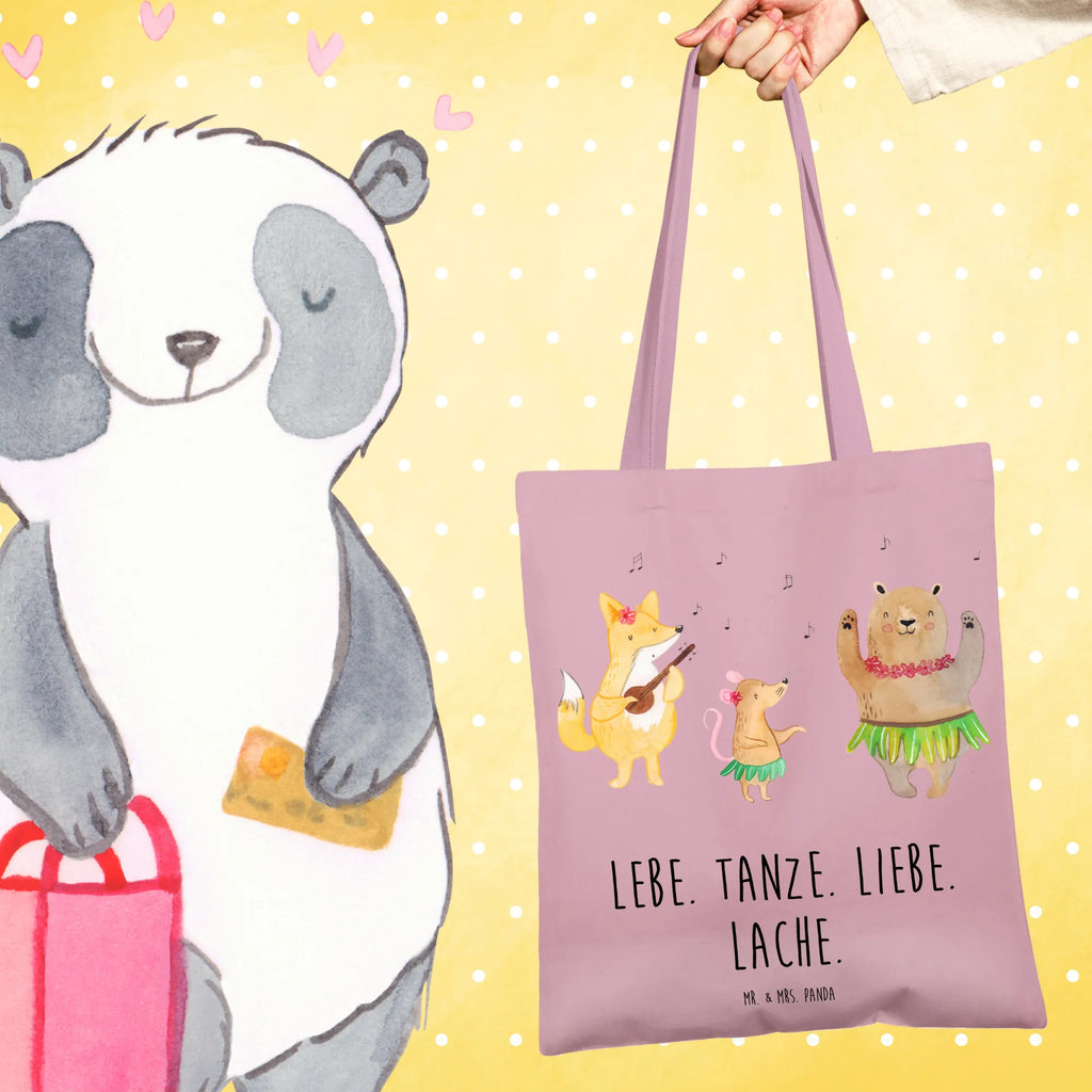 Tote bag forest animals Aloha Einkaufstasche, Stoffbeutel, Jutetasche, Tasche, Umhängetasche, Einkaufstüte, Strandtasche, Schultertasche, Beuteltasche, Badetasche, Beutel, Laptoptasche, Shopper, Tragetasche, Stofftasche, Jutebeutel, Tiermotive, Gute Laune, lustige Sprüche, Tiere, Tanzen, Hase, Bär, Musik, Wald, Lachen, Aloha, Leben, Igel, Waldtiere