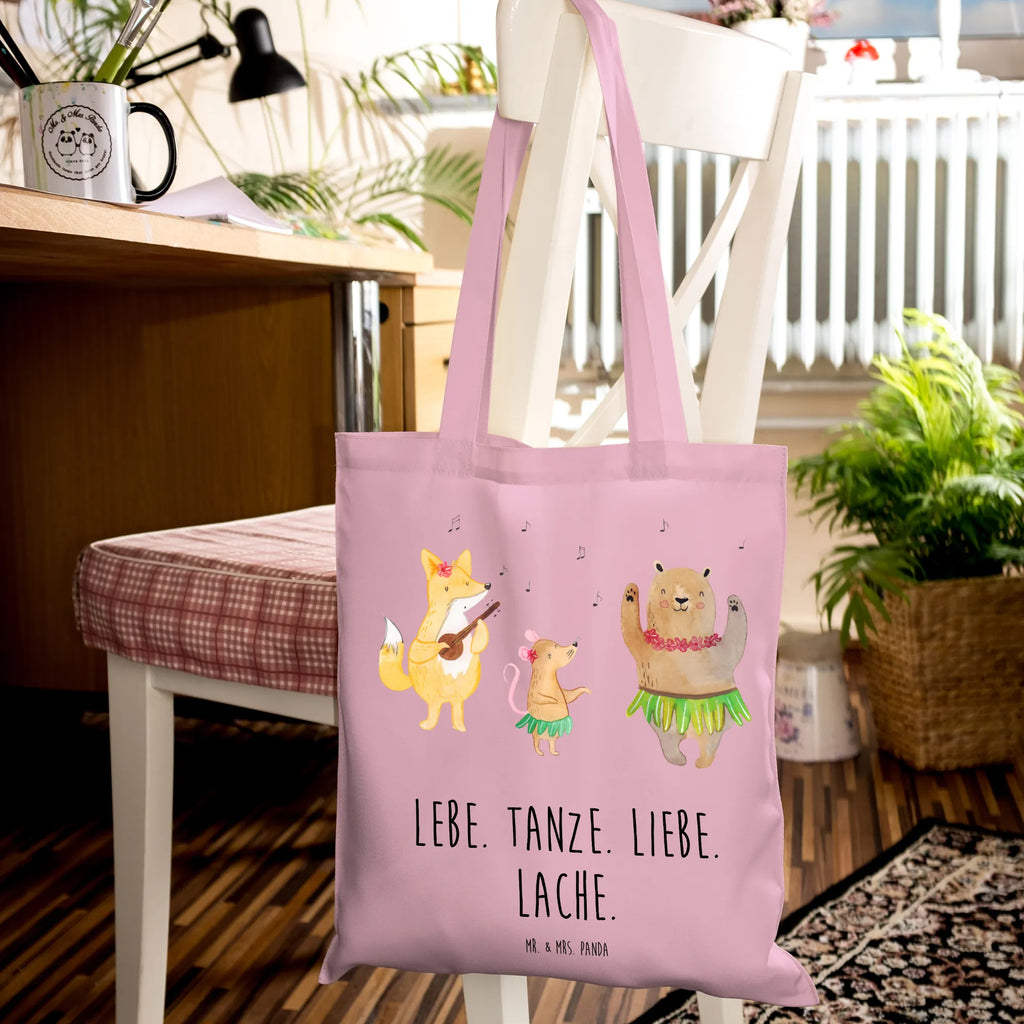 Tote bag forest animals Aloha Einkaufstasche, Stoffbeutel, Jutetasche, Tasche, Umhängetasche, Einkaufstüte, Strandtasche, Schultertasche, Beuteltasche, Badetasche, Beutel, Laptoptasche, Shopper, Tragetasche, Stofftasche, Jutebeutel, Tiermotive, Gute Laune, lustige Sprüche, Tiere, Tanzen, Hase, Bär, Musik, Wald, Lachen, Aloha, Leben, Igel, Waldtiere
