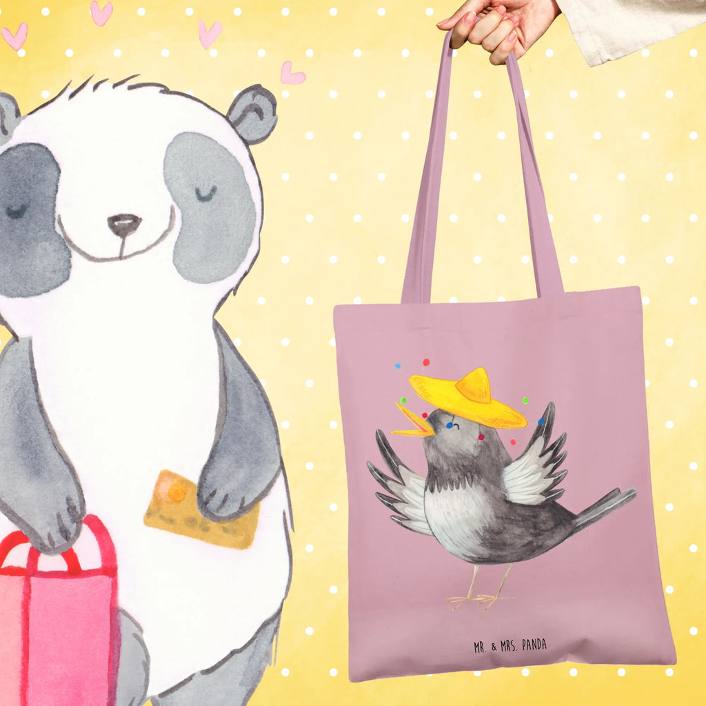 Tote bag Crow sombrero Tüte, Einkaufstüte, Beutel, uni tasche, Statementbeutel, Stofftasche, Strandtasche, Stoffbeutel, Jutetasche, bedruckte tasche, Alltagstasche, unitasche, Beuteltasche, baumwollbeutel, Einkaufsbeutel, Jutebeutel, Einkaufstasche, Schultertasche, Laptoptasche, Tasche, shopping tasche, Shopper, Henkeltasche, Badetasche, Leinentasche, Tragetasche, Baumwolltasche, tote bag, Umhängetasche, Schultasche, büchertasche, Gute Laune, Tiermotive, Tiere, lustige Sprüche, Vogel, Spruch positiv, froh, Vögel, glücklich sein, Glück Spruch, Elster, Rabe, Motivation, fröhlich sein