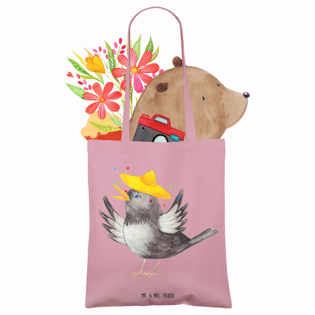Tote bag Crow sombrero Tüte, Einkaufstüte, Beutel, uni tasche, Statementbeutel, Stofftasche, Strandtasche, Stoffbeutel, Jutetasche, bedruckte tasche, Alltagstasche, unitasche, Beuteltasche, baumwollbeutel, Einkaufsbeutel, Jutebeutel, Einkaufstasche, Schultertasche, Laptoptasche, Tasche, shopping tasche, Shopper, Henkeltasche, Badetasche, Leinentasche, Tragetasche, Baumwolltasche, tote bag, Umhängetasche, Schultasche, büchertasche, Gute Laune, Tiermotive, Tiere, lustige Sprüche, Vogel, Spruch positiv, froh, Vögel, glücklich sein, Glück Spruch, Elster, Rabe, Motivation, fröhlich sein