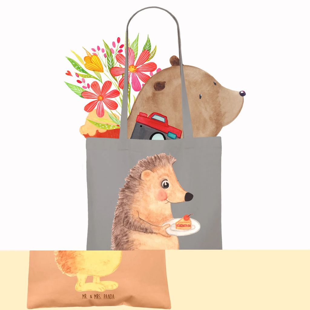 Tragetasche Igel Kuchenstück Laptoptasche, Shopper, Beutel, Jutetasche, Umhängetasche, Badetasche, Einkaufstüte, Schultertasche, Jutebeutel, Tasche, Stoffbeutel, Strandtasche, Stofftasche, Beuteltasche, Tragetasche, Einkaufstasche, Tiermotive, Gute Laune, lustige Sprüche, Tiere, Geburtstagskuchen, Backen Geschenk, Torte, Kuchen, Kuchen backen, Igel, Einladung Party, Essen Spruch