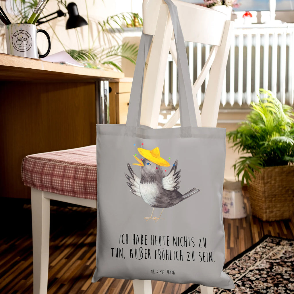 Tote bag Crow sombrero Tüte, Einkaufstüte, Beutel, uni tasche, Statementbeutel, Stofftasche, Strandtasche, Stoffbeutel, Jutetasche, bedruckte tasche, Alltagstasche, unitasche, Beuteltasche, baumwollbeutel, Einkaufsbeutel, Jutebeutel, Einkaufstasche, Schultertasche, Laptoptasche, Tasche, shopping tasche, Shopper, Henkeltasche, Badetasche, Leinentasche, Tragetasche, Baumwolltasche, tote bag, Umhängetasche, Schultasche, büchertasche, Gute Laune, Tiermotive, Tiere, lustige Sprüche, Vogel, Spruch positiv, froh, Vögel, glücklich sein, Glück Spruch, Elster, Rabe, Motivation, fröhlich sein