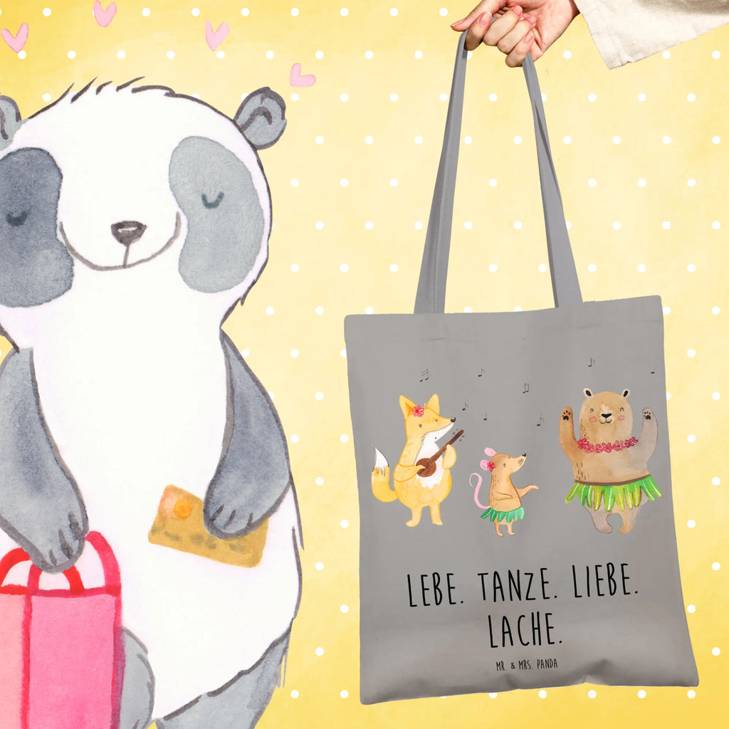 Tote bag forest animals Aloha Einkaufstasche, Stoffbeutel, Jutetasche, Tasche, Umhängetasche, Einkaufstüte, Strandtasche, Schultertasche, Beuteltasche, Badetasche, Beutel, Laptoptasche, Shopper, Tragetasche, Stofftasche, Jutebeutel, Tiermotive, Gute Laune, lustige Sprüche, Tiere, Tanzen, Hase, Bär, Musik, Wald, Lachen, Aloha, Leben, Igel, Waldtiere