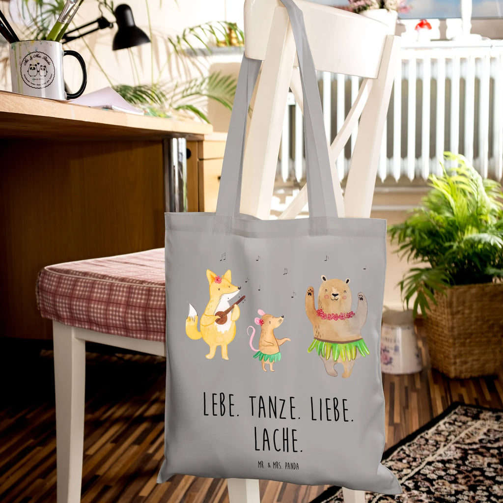Tote bag forest animals Aloha Einkaufstasche, Stoffbeutel, Jutetasche, Tasche, Umhängetasche, Einkaufstüte, Strandtasche, Schultertasche, Beuteltasche, Badetasche, Beutel, Laptoptasche, Shopper, Tragetasche, Stofftasche, Jutebeutel, Tiermotive, Gute Laune, lustige Sprüche, Tiere, Tanzen, Hase, Bär, Musik, Wald, Lachen, Aloha, Leben, Igel, Waldtiere
