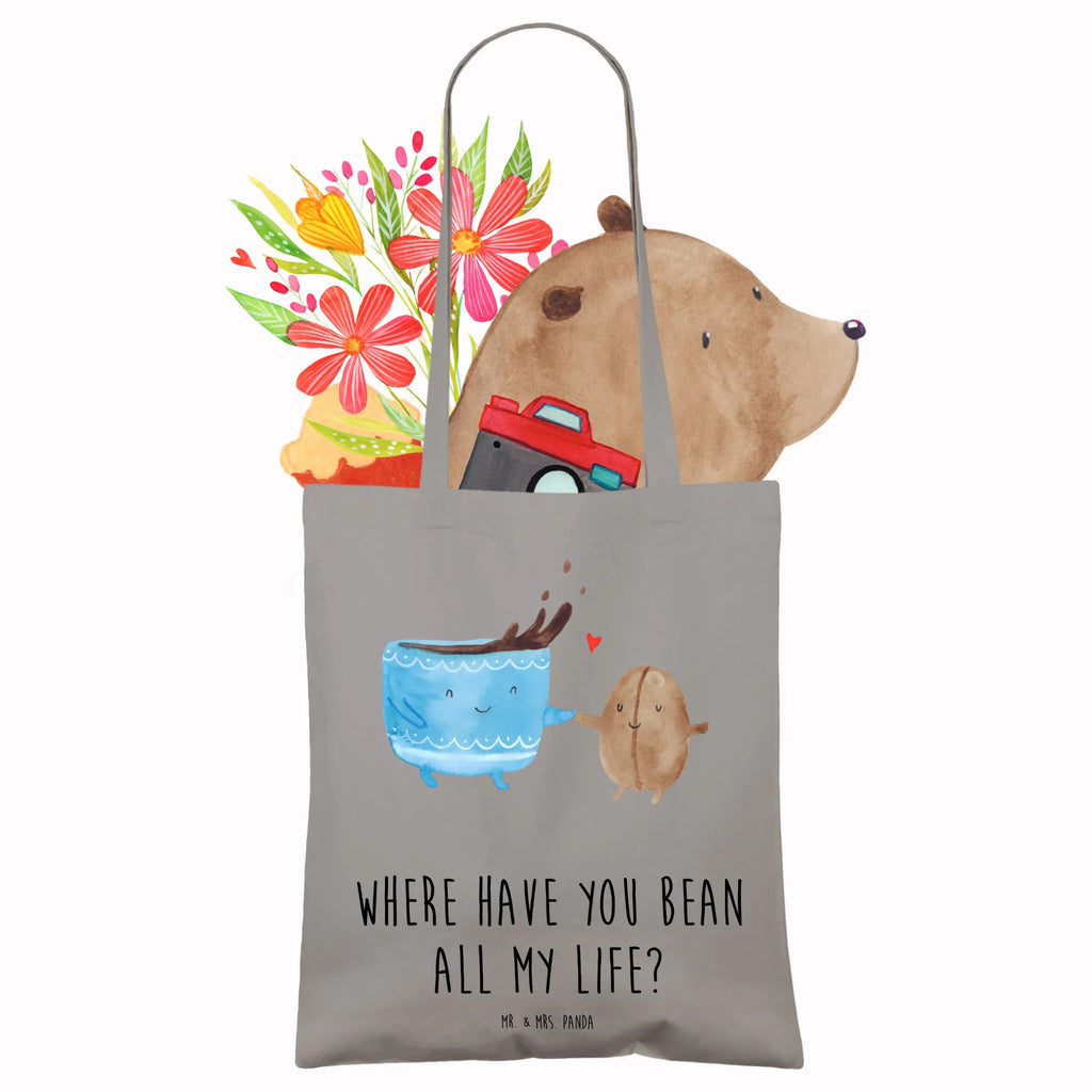 Tote bag Coffee Bean pouch, shoulder bag, cotton bag, cloth bag, shopper, bag, shopping bag, jute bag, Carrier bag, small animals, cute, funny, cute animal motives, hand drawn, small world, funny sayings, good mood, happy, gifts, gift ideas, special gifts, animal lover, card, coffee bean, happiness, pleasure, satisfaction, Coffee