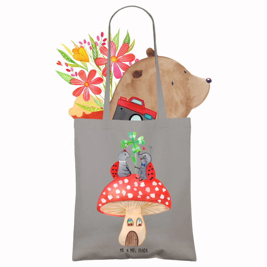 Tragetasche Marienkäfer Fliegenpilz Einkaufsbeutel, bedruckte tasche, Einkaufstüte, Stofftasche, Tragetasche, uni tasche, shopping tasche, Statementbeutel, Jutetasche, Schultasche, Beutel, Laptoptasche, Beuteltasche, büchertasche, Tasche, Henkeltasche, Strandtasche, Shopper, unitasche, Tüte, Jutebeutel, Schultertasche, Umhängetasche, Einkaufstasche, tote bag, Leinentasche, Stoffbeutel, Alltagstasche, Badetasche, Baumwolltasche, baumwollbeutel, Gute Laune, Tiermotive, Tiere, lustige Sprüche, Fleigenpilzhaus, Wohnung, Haus, Fliegenpilz, Marienkäfer, zuhause