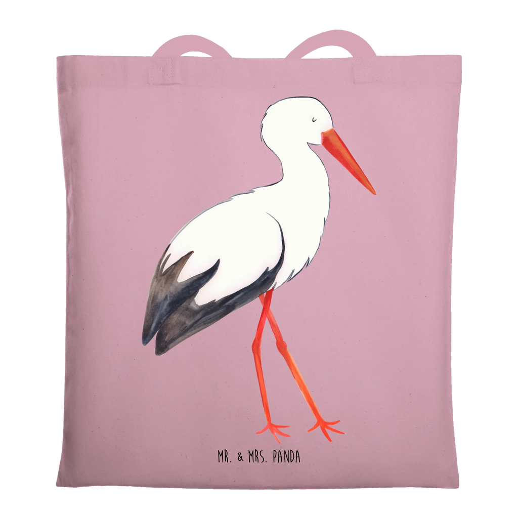 Tote bag Stork Stoffbeutel, Tasche, Laptoptasche, Badetasche, Jutetasche, Stofftasche, Beutel, Jutebeutel, Schultertasche, Beuteltasche, Strandtasche, Tragetasche, Einkaufstasche, Umhängetasche, Shopper, Einkaufstüte, Tiermotive, Gute Laune, lustige Sprüche, Tiere, Mutter werden, Schwangerschaft, Schwanger, Storch, Baby, Mütter, Störche, Mutter, Geburt, Babybauch