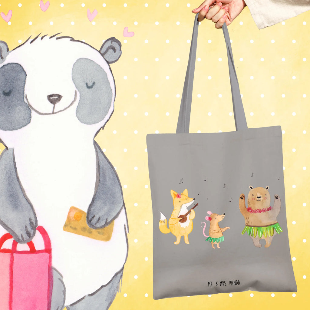 Tote bag forest animals Aloha Einkaufstasche, Stoffbeutel, Jutetasche, Tasche, Umhängetasche, Einkaufstüte, Strandtasche, Schultertasche, Beuteltasche, Badetasche, Beutel, Laptoptasche, Shopper, Tragetasche, Stofftasche, Jutebeutel, Tiermotive, Gute Laune, lustige Sprüche, Tiere, Tanzen, Hase, Bär, Musik, Wald, Lachen, Aloha, Leben, Igel, Waldtiere