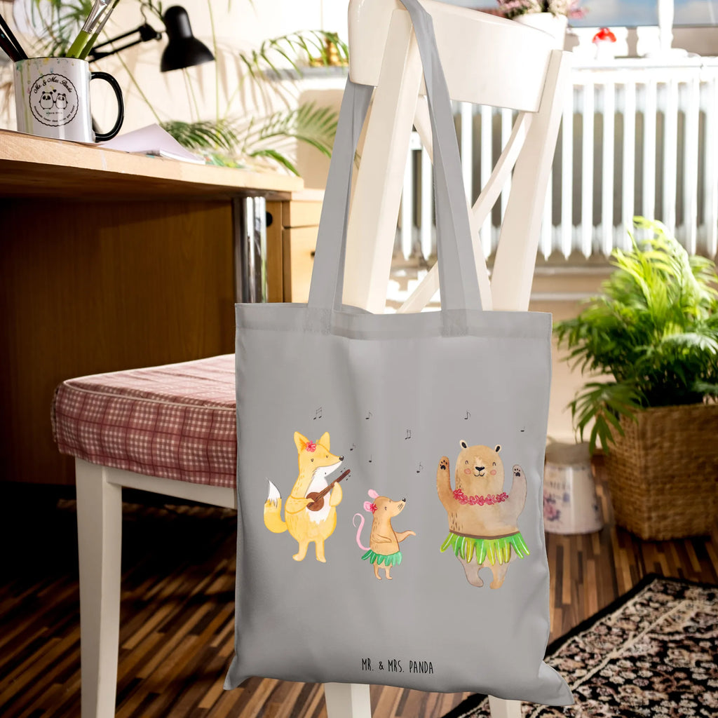 Tote bag forest animals Aloha Einkaufstasche, Stoffbeutel, Jutetasche, Tasche, Umhängetasche, Einkaufstüte, Strandtasche, Schultertasche, Beuteltasche, Badetasche, Beutel, Laptoptasche, Shopper, Tragetasche, Stofftasche, Jutebeutel, Tiermotive, Gute Laune, lustige Sprüche, Tiere, Tanzen, Hase, Bär, Musik, Wald, Lachen, Aloha, Leben, Igel, Waldtiere