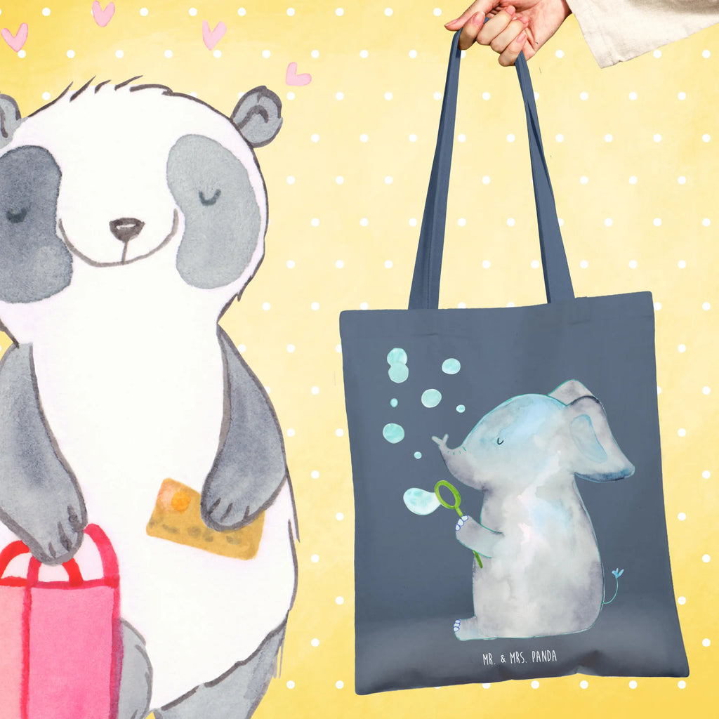 Tote bag elephant soap bubbles bag, cotton bag, cloth bag, shopping bag, shoulder bag, Carrier bag, jute bag, shopper, pouch, small animals, cute, funny, cute animal motives, hand drawn, small world, funny sayings, good mood, happy, gifts, gift ideas, special gifts, animal lover, card, soap bubbles, love, feeling. Home, Elephant, home, proof of love, elephants, proboscidean, love saying, pachyderm