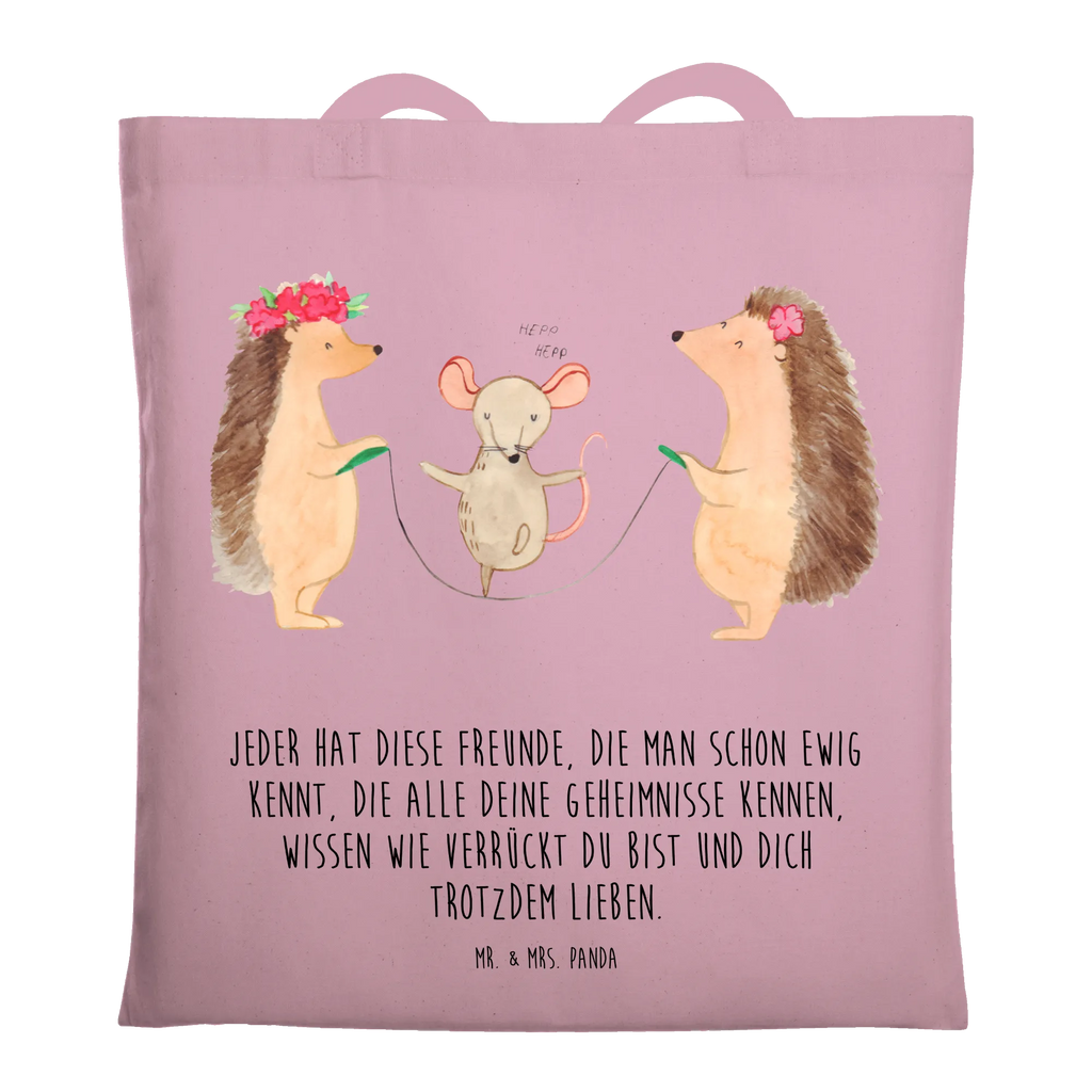 Tragetasche Igel Seilhüpfen Beuteltasche, Einkaufstüte, Stofftasche, Einkaufstasche, Stoffbeutel, Jutetasche, Shopper, Badetasche, Tasche, Laptoptasche, Jutebeutel, Tragetasche, Schultertasche, Strandtasche, Umhängetasche, Beutel, Tiermotive, Gute Laune, lustige Sprüche, Tiere, Kindergarten, Maus, Seilhüpfen, Kinder, Seilspringen, Igel