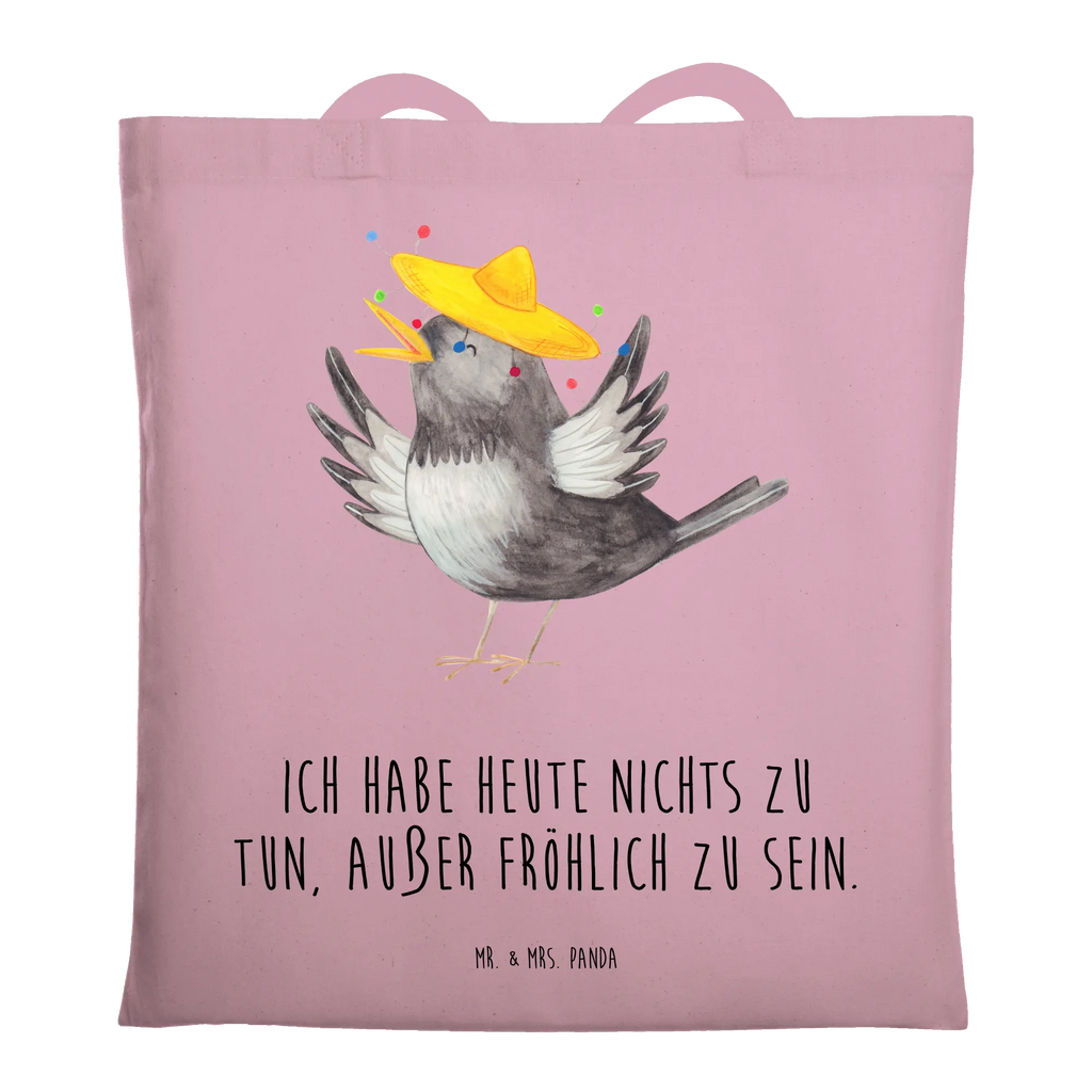 Tote bag Crow sombrero Tüte, Einkaufstüte, Beutel, uni tasche, Statementbeutel, Stofftasche, Strandtasche, Stoffbeutel, Jutetasche, bedruckte tasche, Alltagstasche, unitasche, Beuteltasche, baumwollbeutel, Einkaufsbeutel, Jutebeutel, Einkaufstasche, Schultertasche, Laptoptasche, Tasche, shopping tasche, Shopper, Henkeltasche, Badetasche, Leinentasche, Tragetasche, Baumwolltasche, tote bag, Umhängetasche, Schultasche, büchertasche, Gute Laune, Tiermotive, Tiere, lustige Sprüche, Vogel, Spruch positiv, froh, Vögel, glücklich sein, Glück Spruch, Elster, Rabe, Motivation, fröhlich sein