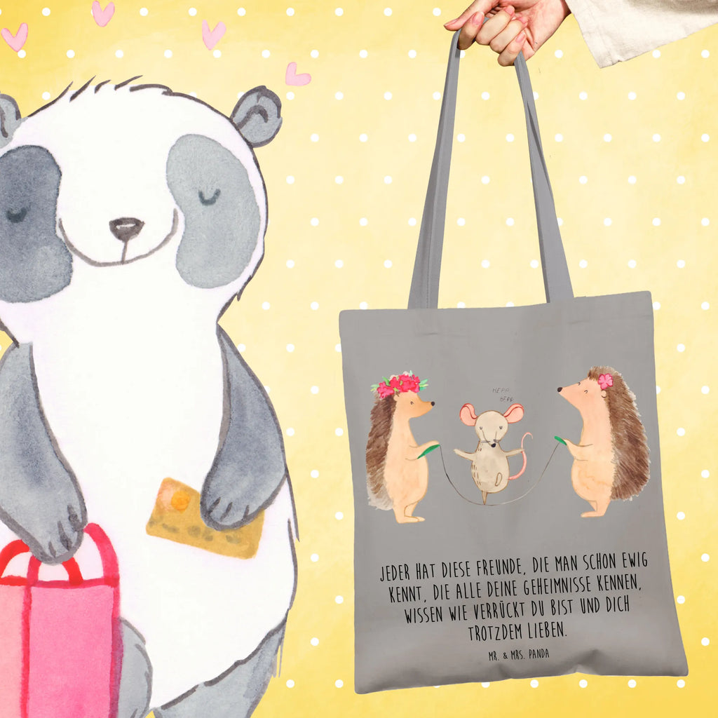 Tragetasche Igel Seilhüpfen Beuteltasche, Einkaufstüte, Stofftasche, Einkaufstasche, Stoffbeutel, Jutetasche, Shopper, Badetasche, Tasche, Laptoptasche, Jutebeutel, Tragetasche, Schultertasche, Strandtasche, Umhängetasche, Beutel, Tiermotive, Gute Laune, lustige Sprüche, Tiere, Kindergarten, Maus, Seilhüpfen, Kinder, Seilspringen, Igel