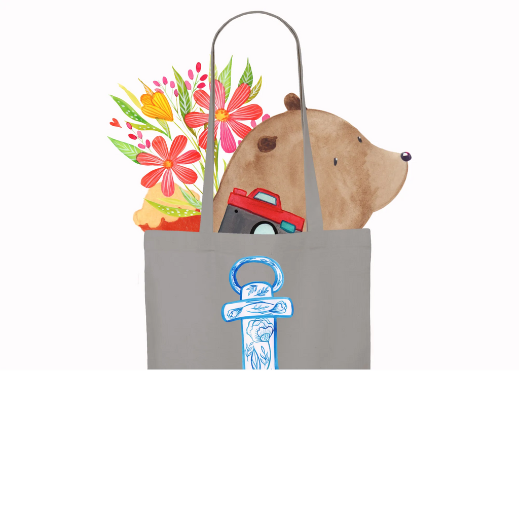 Tragetasche Anker Blau