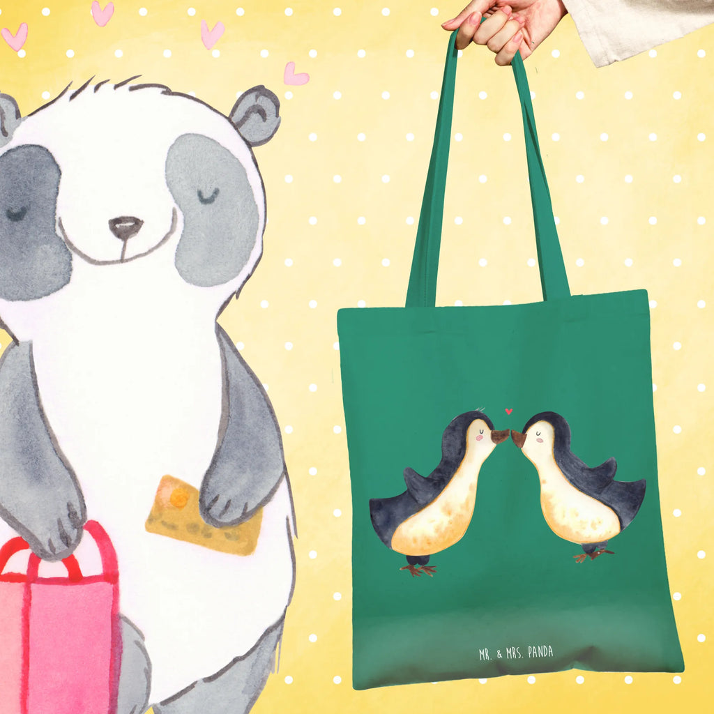 Tote bag penguins kiss Schultertasche, Jutebeutel, Einkaufstasche, Tragetasche, Stoffbeutel, Beutel, Tasche, Stofftasche, Strandtasche, Jutetasche, Umhängetasche, Badetasche, Shopper, Einkaufstüte, Laptoptasche, Beuteltasche, Liebe, Partner, Freund, Freundin, Ehemann, Ehefrau, Heiraten, Verlobung, Heiratsantrag, Liebesgeschenk, Jahrestag, Hocheitstag, Geschenk für Frauen, Geschenk für Freundin, Geschenk für Partner, Liebesbeweis, Mitbringsel, Hochzeitstag, für Männer, für Ehemann, Valentinstag