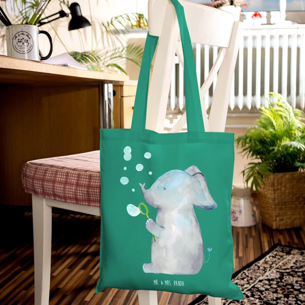 Tote bag elephant soap bubbles bag, cotton bag, cloth bag, shopping bag, shoulder bag, Carrier bag, jute bag, shopper, pouch, small animals, cute, funny, cute animal motives, hand drawn, small world, funny sayings, good mood, happy, gifts, gift ideas, special gifts, animal lover, card, soap bubbles, love, feeling. Home, Elephant, home, proof of love, elephants, proboscidean, love saying, pachyderm