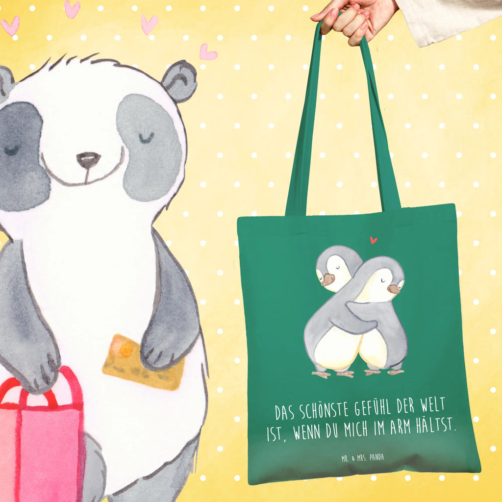 Tragetasche Pinguine Kuscheln Stofftasche, Laptoptasche, Einkaufstasche, Shopper, Umhängetasche, Stoffbeutel, Jutebeutel, Beutel, Strandtasche, Einkaufstüte, Tragetasche, Jutetasche, Badetasche, Tasche, Schultertasche, Beuteltasche, Liebe, Partner, Freund, Freundin, Ehemann, Ehefrau, Heiraten, Verlobung, Heiratsantrag, Liebesgeschenk, Jahrestag, Hocheitstag, Geschenk für Freundin, Geschenk für Frauen, für Ehemann, Liebesbeweis, Mitbringsel, für Männer, Hochzeitstag, Geschenk für Partner, Valentinstag