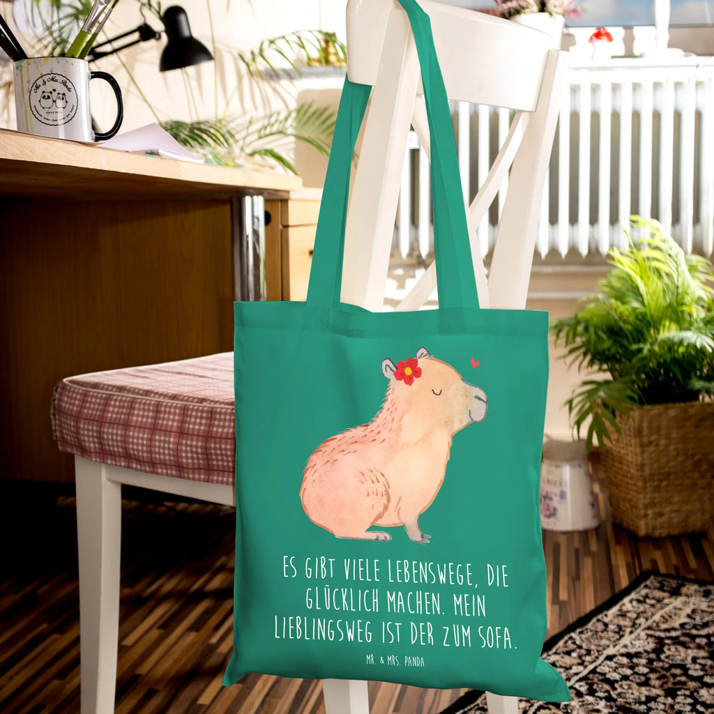 Tote bag Capybara flower shopper, shoulder bag, cotton bag, shopping bag, jute bag, pouch, cloth bag, Carrier bag, bag, small animals, cute, funny, cute animal motives, hand drawn, small world, funny sayings, good mood, happy, gifts, gift ideas, special gifts, animal lover, card