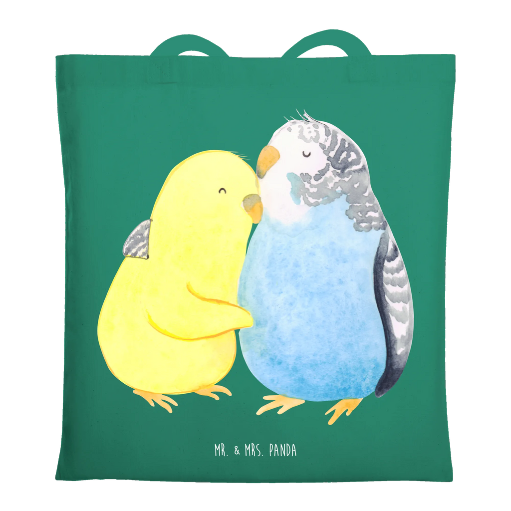 Tote bag Parakeets in love