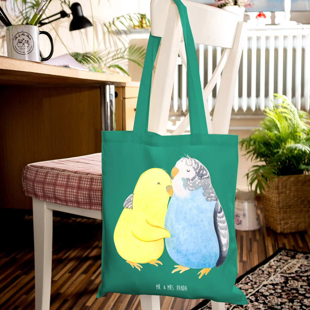 Tote bag Parakeets in love