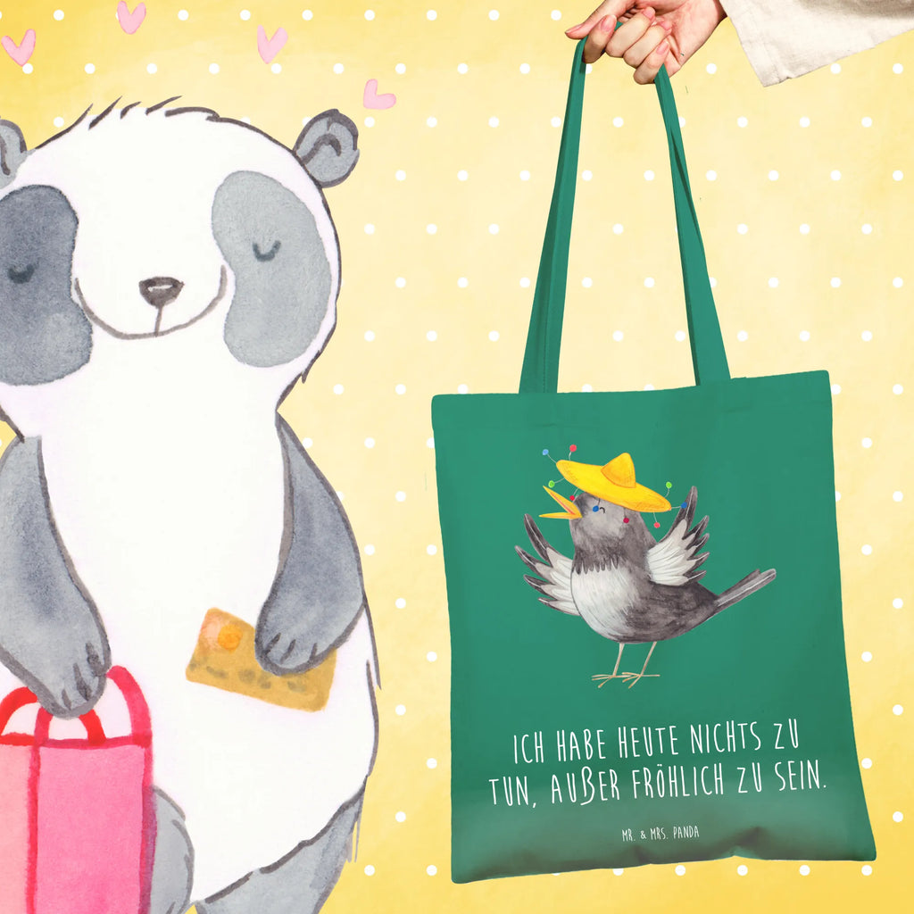 Tote bag Crow sombrero Tüte, Einkaufstüte, Beutel, uni tasche, Statementbeutel, Stofftasche, Strandtasche, Stoffbeutel, Jutetasche, bedruckte tasche, Alltagstasche, unitasche, Beuteltasche, baumwollbeutel, Einkaufsbeutel, Jutebeutel, Einkaufstasche, Schultertasche, Laptoptasche, Tasche, shopping tasche, Shopper, Henkeltasche, Badetasche, Leinentasche, Tragetasche, Baumwolltasche, tote bag, Umhängetasche, Schultasche, büchertasche, Gute Laune, Tiermotive, Tiere, lustige Sprüche, Vogel, Spruch positiv, froh, Vögel, glücklich sein, Glück Spruch, Elster, Rabe, Motivation, fröhlich sein